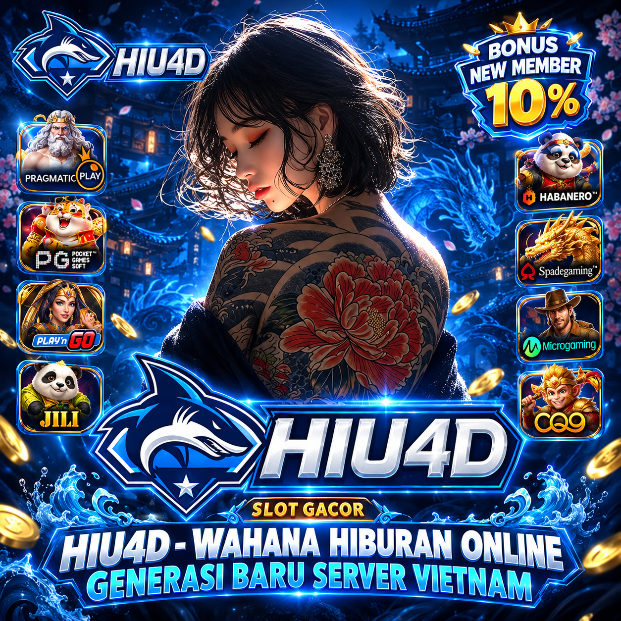 HIU4D - Wahana Hiburan Online Generasi Baru Server Vietnam